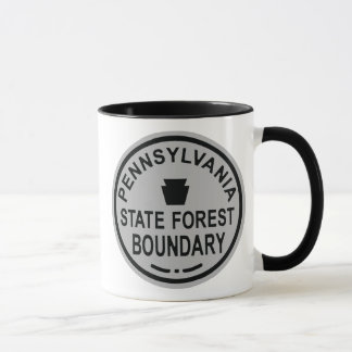 Mug Frontière de forêt d'état de PA