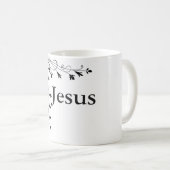 MUG FRONTIÈRE DE JÉSUS FLORAL CORNER (Devant droit)