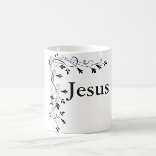 MUG FRONTIÈRE DE JÉSUS FLORAL CORNER