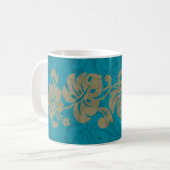 Mug Frontière de Kalakaua Hawaiian Hibiscus KL303 (Devant gauche)