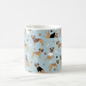 Mug Frontière des os et des pattes du Terrier (Centre)
