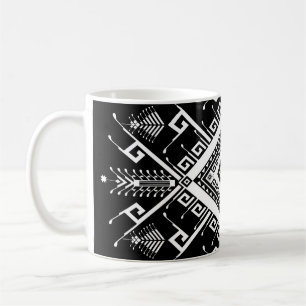 Mug Frontière indienne géométrique ethnique, abstraite