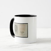 Mug Frontispice de page titre et de portrait de (Devant gauche)