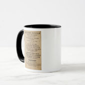 Mug Frontispice Lucio Silla de Mozart de ' (Devant gauche)