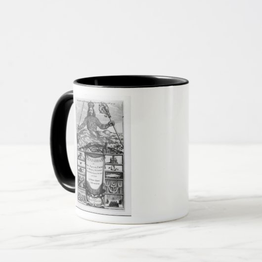 Mug Frontispice par Thomas Hobbes de Malmesbury (Devant gauche)