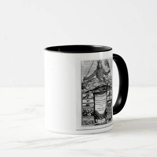 Mug Frontispice par Thomas Hobbes de Malmesbury (Devant droit)