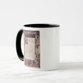 Mug Frontispice pour réserver I montrant une page de (Devant gauche)