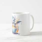 Mug Frostfire Hatchling Blue Dragon Fantasy (Devant droit)