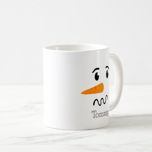 Mug Frosty, le Snowman, face confuse (Devant droit)