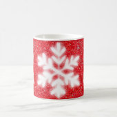 Mug Frosty red North Pole snowflakes | sparklinw (Centre)