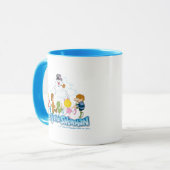 Mug Frosty the Snowman™ | Frosty & Enfants Jouer (Devant gauche)