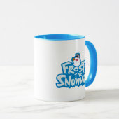 Mug Frosty the Snowman™ | Logo empilé gelé (Devant droit)