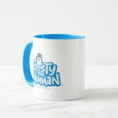 Mug Frosty the Snowman™ | Logo empilé gelé (Devant gauche)