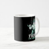 Mug Frosty The Swoleman Funny Buff Swole Snowman Gym M (Devant droit)