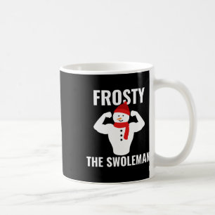 Mug Frosty The Swoleman Snowman entraînement gym Noël
