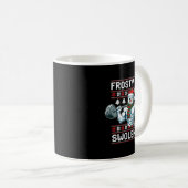 Mug Frosty The Swoleman Ugly Funny Christmas Snowman W (Devant droit)