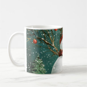 Mug Frosty Winter Whimsical Snowman Fox Wonderland