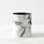 Mug Frozen : gris Abstrait, blanc et noir (Centre)