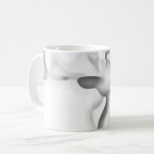 Mug Frozen : gris Abstrait, blanc et noir (Devant gauche)