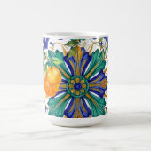 Mug fruit de citron de mosaïque méditerranéenne  (Centre)