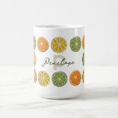 Mug Fruit de Crochet frais moderne Nom des tranches d' (Centre)