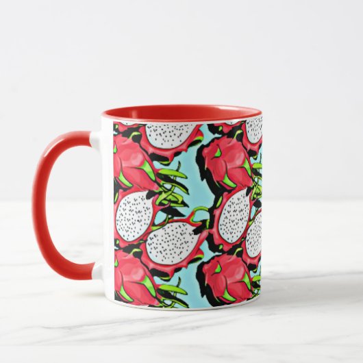 Mug fruit de dragon rouge (Gauche)