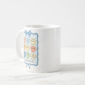 Mug Fruit de l'Esprit bleu (Devant gauche)