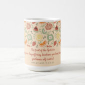 Mug Fruit de l'Esprit Écriture Abstraite (Centre)