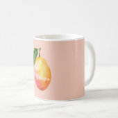 Mug Fruit de mangue jaune rose (Devant droit)