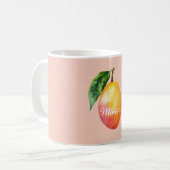 Mug Fruit de mangue jaune rose (Devant gauche)