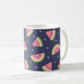 Mug Fruit de pastèque bleu clair (Devant droit)