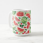 Mug Fruit d'eau et Motif de fruits d'été (Devant gauche)