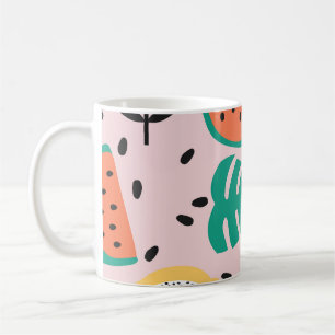 Mug Fruit Design : Design Motif Vintage.