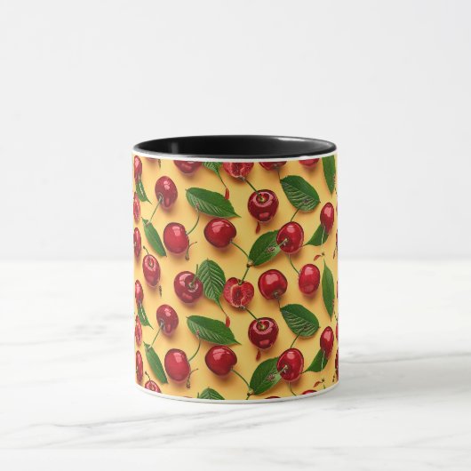 Mug Fruit Fille Joli Motif de cerise d'été (Centre)