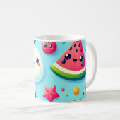 Mug Fruit Kawaii 3D (Devant droit)