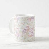Mug Fruit motif transparent | motif de surface de frui (Devant gauche)