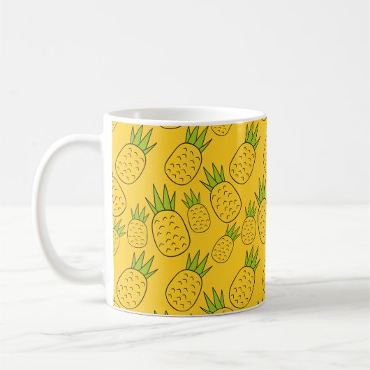 Mug Fruit motif transparent | motif de surface de frui (Gauche)