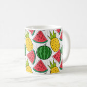 Mug Fruit motif transparent | motif de surface de frui (Devant droit)