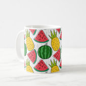 Mug Fruit motif transparent | motif de surface de frui (Devant gauche)