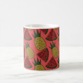 Mug Fruit motif transparent | motif de surface de frui (Centre)