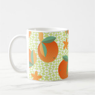 Mug Fruit orange exotique : Vintage tropical.