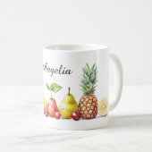 Mug Fruit Poires Cerises Ananas (Devant droit)