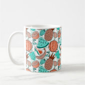 Mug Fruit seamless pattern | Fruit surface pattern 39 (Gauche)