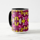 Mug Fruit tropical floral (Devant gauche)