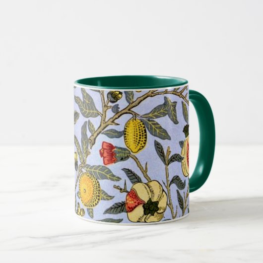 Mug Fruit, un motif William Morris, (Devant droit)