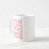 Mug Fruitage de l'Esprit Galates 5 (Devant gauche)