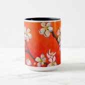 Mug Fruits blancs Fleur Orange Odeur rouge du printemp (Centre)