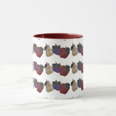 Mug Fruits brodés (canneberge) (Centre)