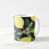 Mug Fruits de citron : Conception Motif transparente (Devant droit)
