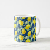 MUG FRUITS DE CITRON DANS LE BLEU CAMPAGNE (Devant droit)
